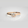 The Astral Geometric Navette Diamond Ring