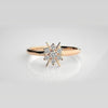 The Astral Spiral Swirl Diamond Ring