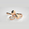 The Astral Whispering Leaf Diamond Ring