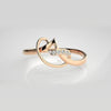 The Aurelia Crescent Glow Diamond Ring