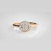 The Aurelia Crossroads Pavé Diamond Ring