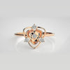 The Aurelia Entwined Helix Diamond Ring