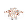 The Aurelia Infinity Knot Diamond Ring