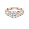 The Aurelia Knife-Edge Solitaire Diamond Ring