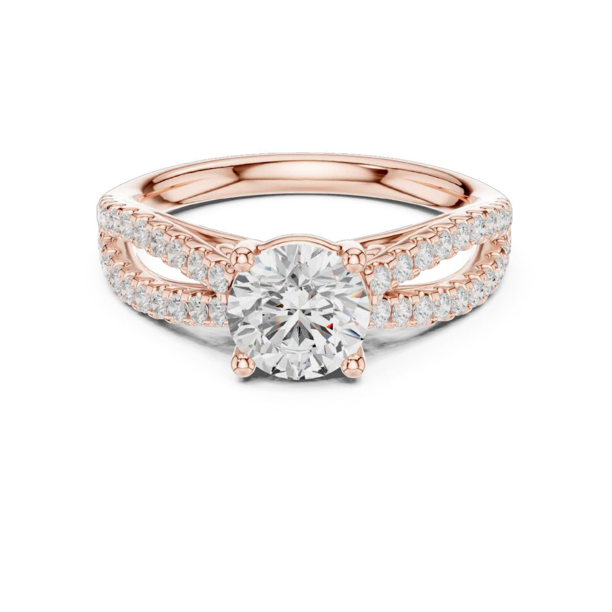 The Aurelia Knife-Edge Solitaire Diamond Ring