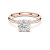 The Aurelia Sunburst Halo Diamond Ring
