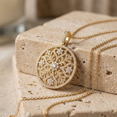 The Aurelia Tapestry Pendant