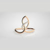 The Aurelia Whispering Leaf Diamond Ring