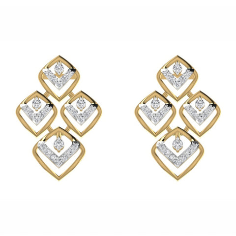 The Aurora Diamond Chandelier Earrings