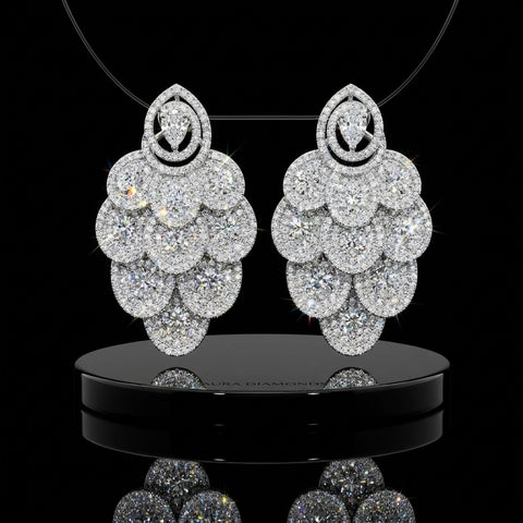 The Cascading Écaille Statement Earrings