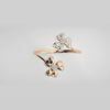 The Celeste Cascading Dewdrop Diamond Ring