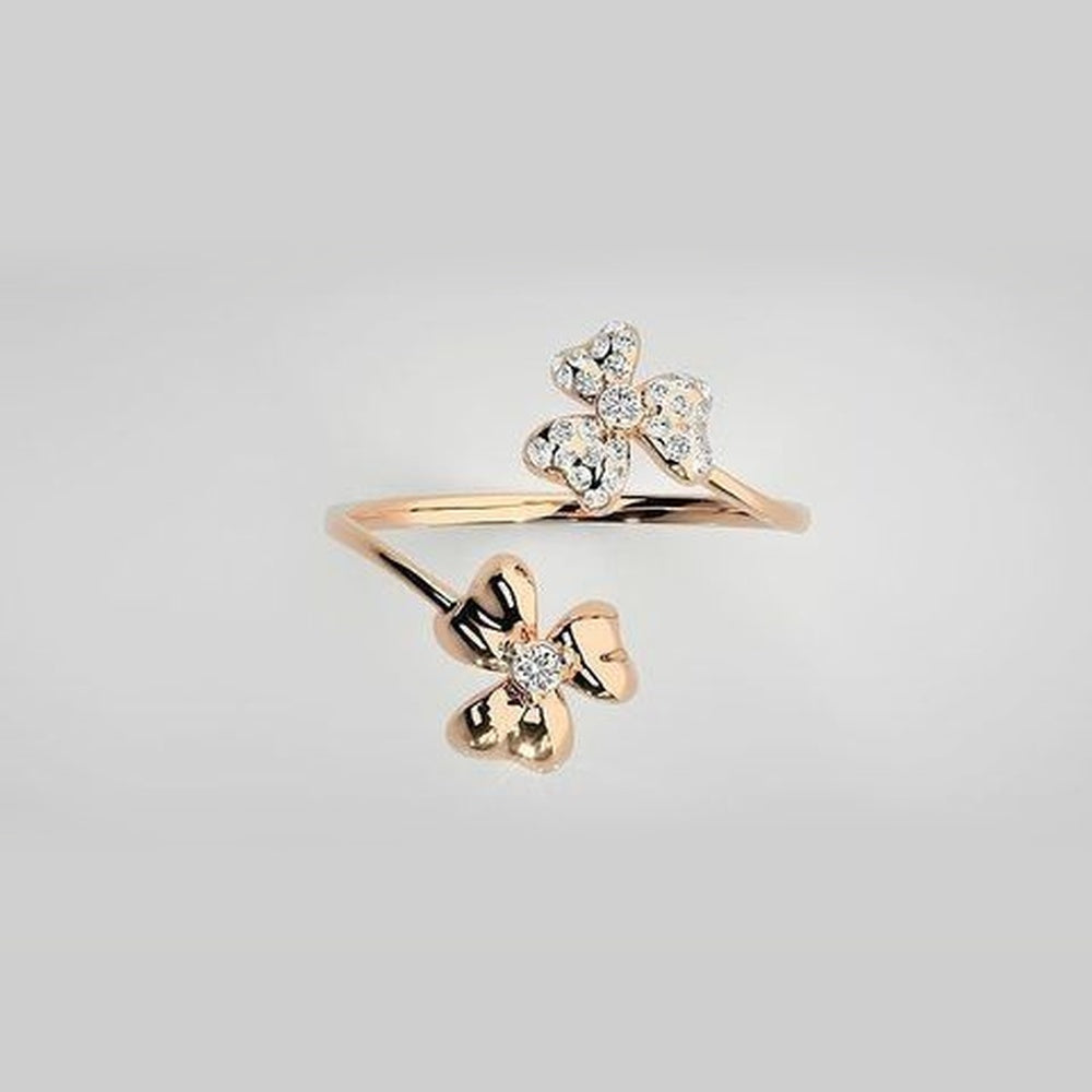 The Celeste Cascading Dewdrop Diamond Ring