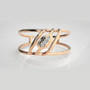 The Celeste Crescent Glow Diamond Ring