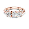 The Celeste Cushion Halo Diamond Ring
