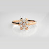 The Celeste Dual Contour Diamond Ring