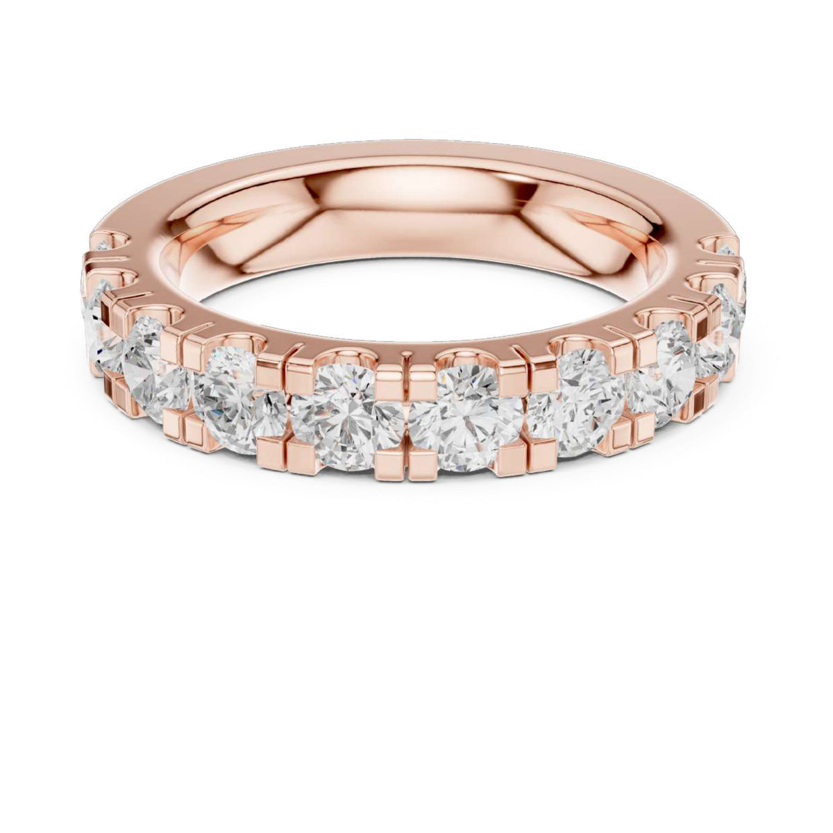 The Celeste Emerald Cut Horizon Diamond Ring