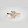 The Celeste Floral Rosette Diamond Ring