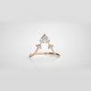 The Celeste Harmonie Crown Diamond Ring