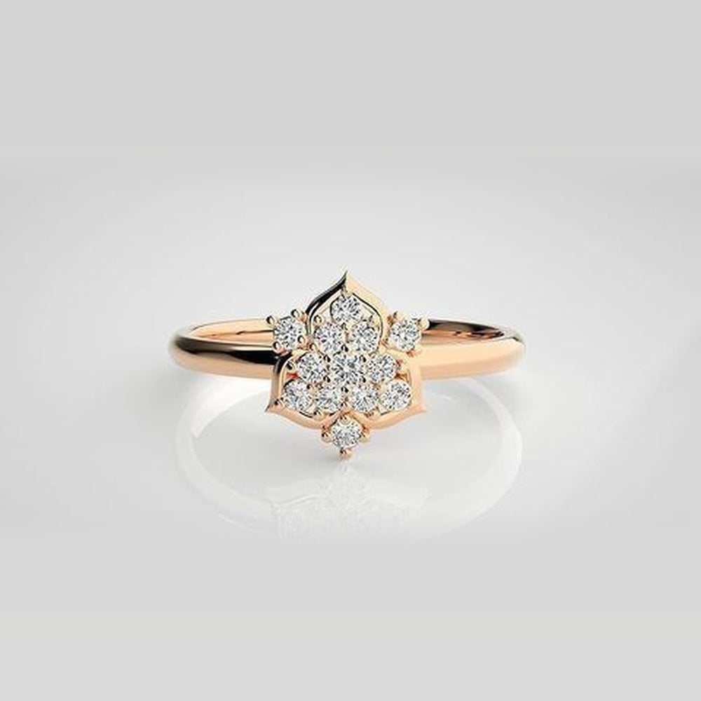 The Celeste Marquise Leaf Diamond Ring