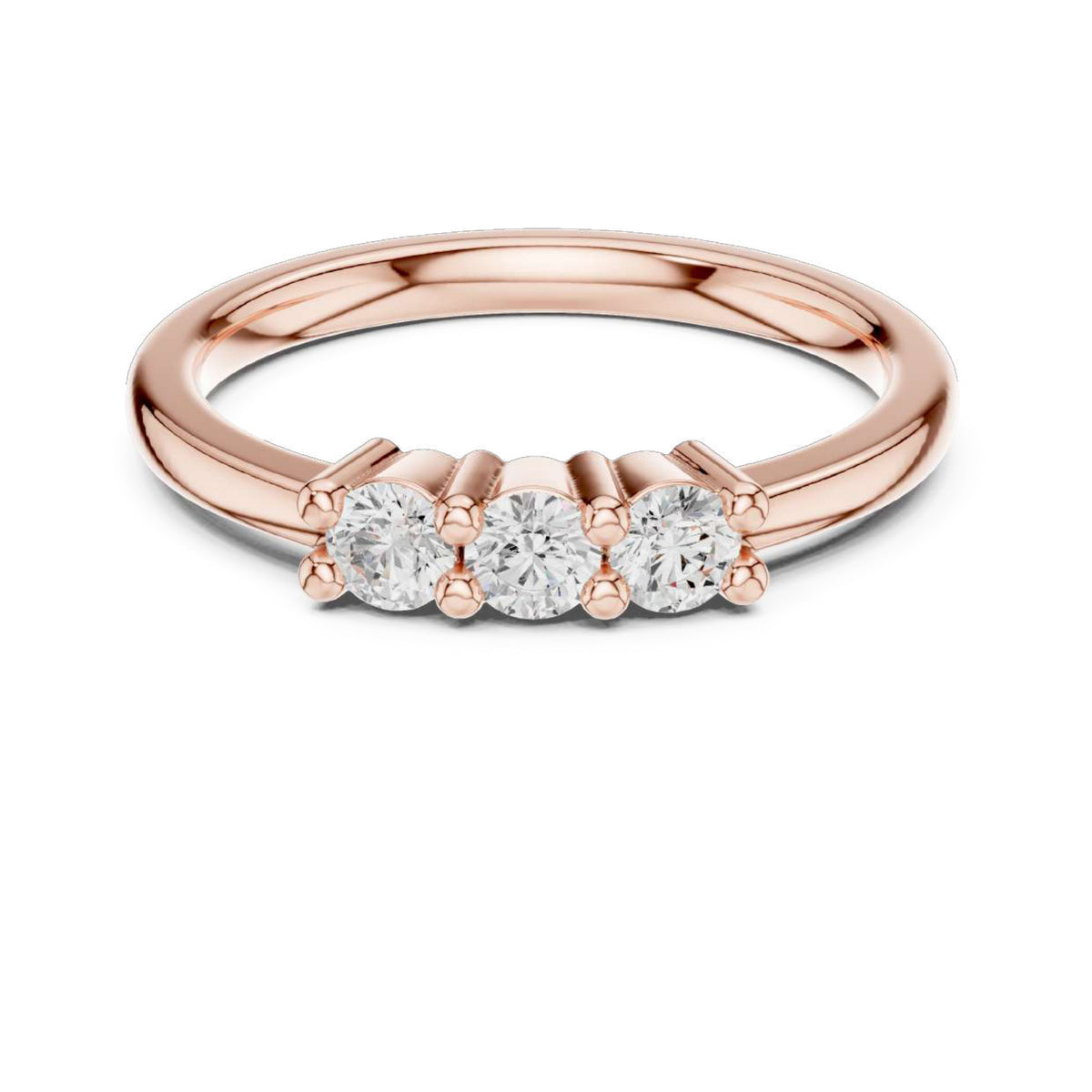 The Celeste Pear Accent Solitaire Diamond Ring