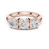 The Celeste Scalloped Halo Diamond Ring