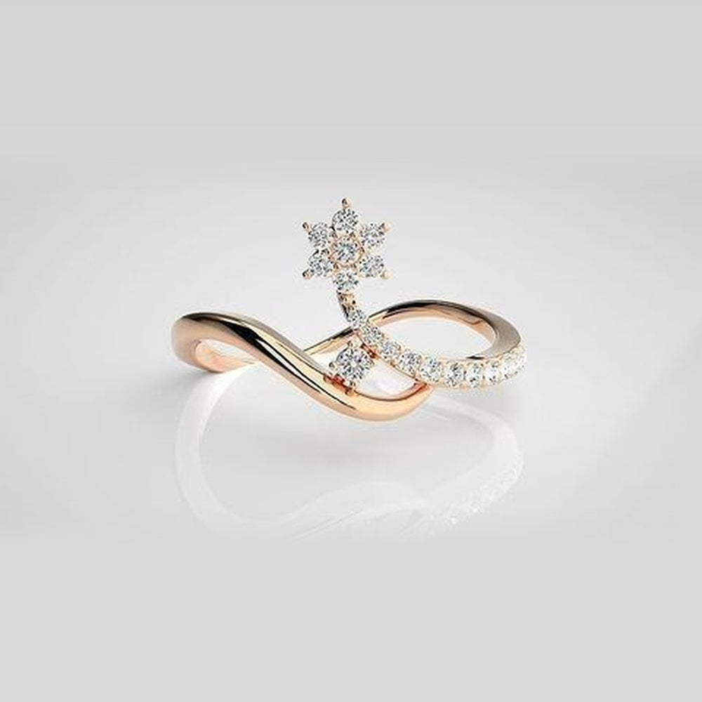 The Celeste Serpentine Grace Diamond Ring