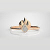 The Celeste Sleek Split-Shank Diamond Ring