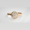 The Celeste Spiral Swirl Diamond Ring