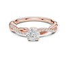 The Celeste Starlight Arc Diamond Ring