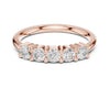 The Celeste Tapered Pavé Diamond Ring