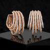The Celestial Wave Diamond Half-Hoops