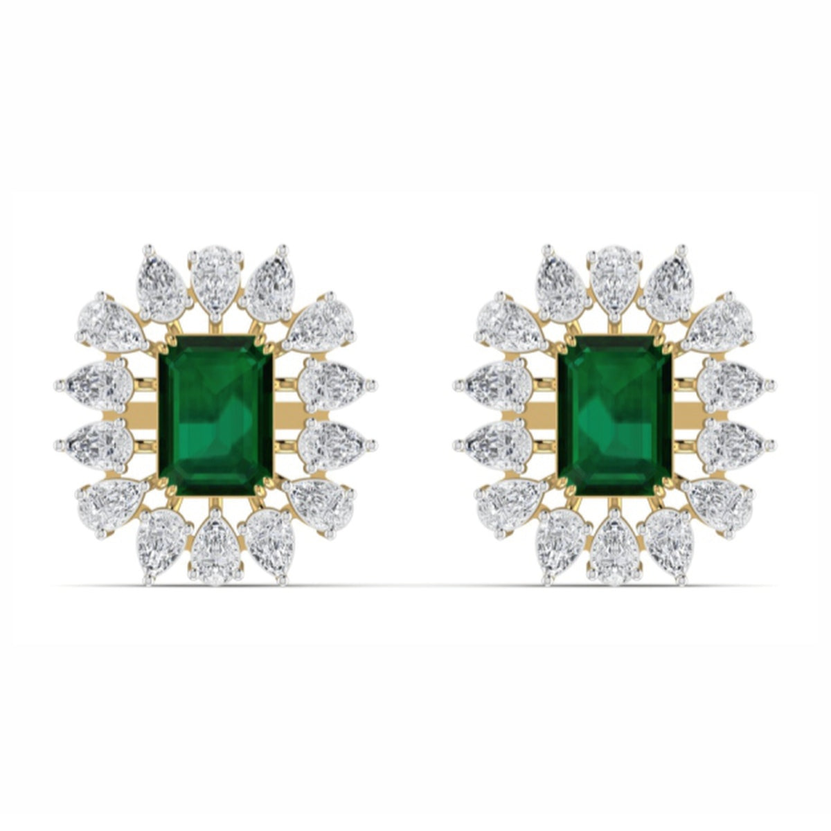 The Chantilly Emerald & Diamond Chandelier Earrings