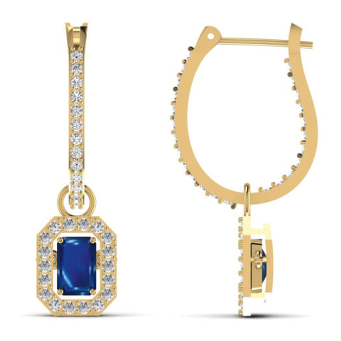The Coronet Sapphire & Diamond Chandelier Earrings