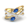 The Countess Sapphire & Diamond Cocktail Ring