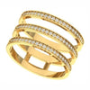 The Crest Diamond Cocktail Ring