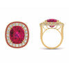 The Czarina Ruby & Diamond Cocktail Ring