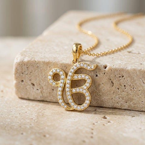 The Divine Onkar Diamond Pendant