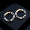 The Double Halo Eclipse Earrings