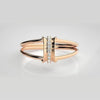 The Dual Horizon Connector Diamond Ring