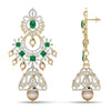 The Dynasty Emerald & Diamond Chandelier Earrings