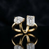 The Eclipse Bypass Toi-et-Moi Diamond Ring
