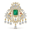 The Elegance Emerald & Diamond Cocktail Pendant