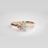 The Elysian Chevron Tiara Diamond Ring