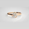 The Elysian Crossroads Pavé Diamond Ring