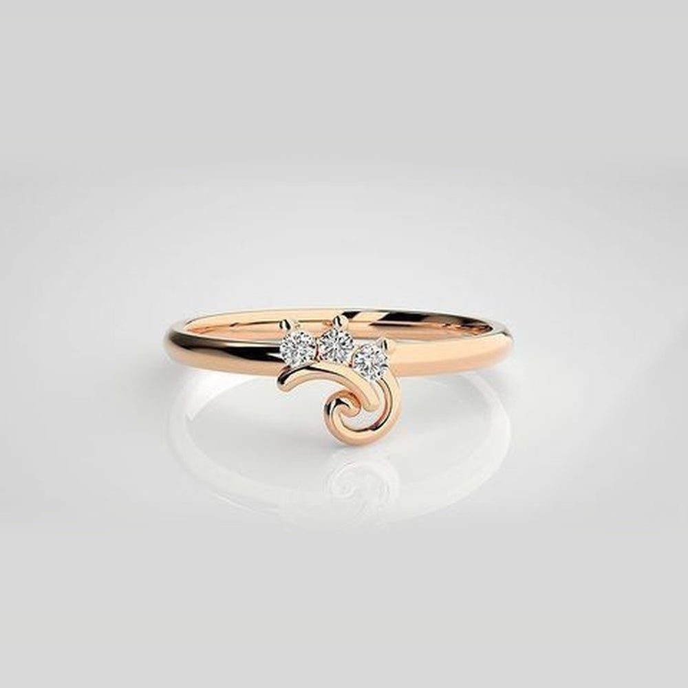 The Elysian Dancing Flame Diamond Ring