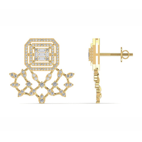 The Elysian Diamond Chandelier Earrings