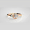 The Elysian Dual Contour Diamond Ring