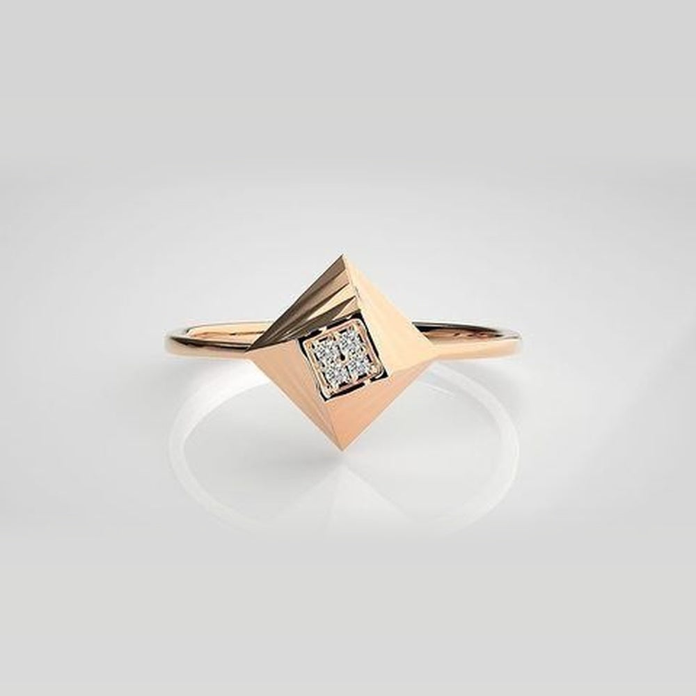 The Elysian Ethereal Knot Diamond Ring