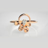 The Elysian Lattice Arch Diamond Ring