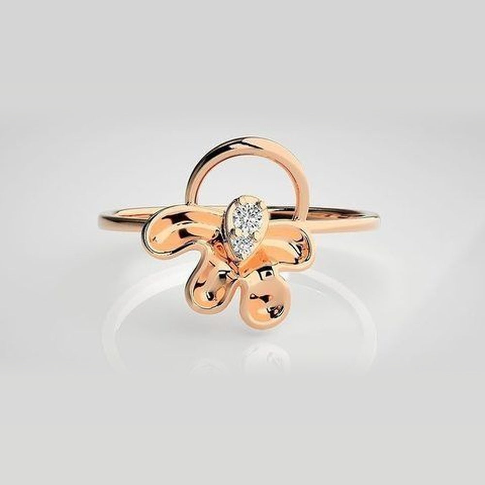 The Elysian Lattice Arch Diamond Ring